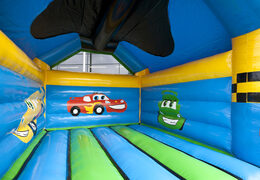 Commandez des château gonflable de voiture standard uniques avec un objet 3D sur le dessus pour les enfants. Achetez des châteaux gonflables en ligne chez JB Gonflables France