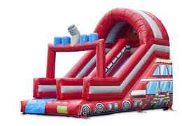 Opblaasbare glijbaan brandweer