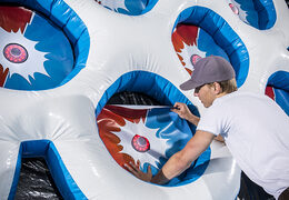 Commandez l'arène de sport gonflable IPS autoportante