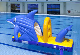 Achetez un toboggan de piscine gonflable étanche sur le thème des dauphins pour petits et grands. Commandez des jeux de piscine gonflables maintenant en ligne chez JB Gonflables France