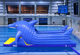 Course d'obstacles spectaculaire sur le thème des dauphins avec des objets d'obstacles stimulants pour petits et grands. Achetez des jeux de piscine gonflables maintenant en ligne chez JB Gonflables France