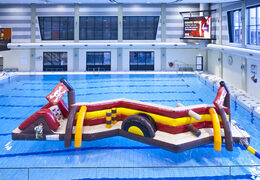 Obtenez un parcours d'assaut de piscine gonflable Zig Zag double gonflable étanche pour petits et grands. Commandez des parcours d'obstacles gonflables en ligne maintenant chez JB Gonflables France
