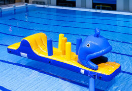 Faites glisser le parcours d'obstacles Whale Run avec des obstacles amusants en 3D pour petits et grands. Achetez des parcours d'obstacles gonflables en ligne maintenant chez JB Gonflables France