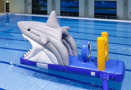 Achetez un toboggan de piscine gonflable hermétique sur le thème des requins pour petits et grands. Commandez des attractions aquatiques gonflables maintenant en ligne chez JB Gonflables France