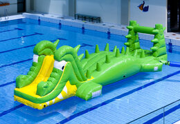 Commandez une piste de crocodile gonflable étanche pour petits et grands. Achetez des attractions aquatiques gonflables en ligne maintenant chez JB Gonflables France
