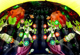 Tente gonflable pour jouer à des jeux IPS à vendre