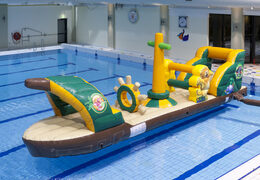 Bateau gonflable spectaculaire sur le thème du safari pour petits et grands. Achetez des jeux de piscine gonflables en ligne maintenant chez JB Gonflables France