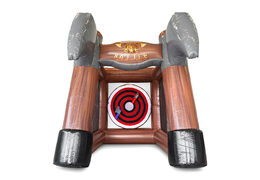 Commandez le jeu gonflable Ax Battle pour petits et grands. Achetez maintenant des châteaux gonflables en ligne chez JB Gonflables France