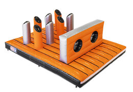 Commandez le parcours d'obstacles Giga dans le thème Bars Dodger Platform pour les enfants. Achetez des parcours d'obstacles gonflables en ligne maintenant chez JB Gonflables France