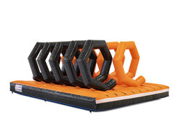 Commandez un cours d'assaut gonflable géant modulaire Spiral Platform pour les enfants. Achetez des parcours d'obstacles gonflables en ligne maintenant chez JB Gonflables France