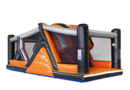 Parcours d'assaut Tunnelslide méga gonflable de 40 pièces giga modulaire pour les enfants. Commandez des parcours d'obstacles gonflables en ligne maintenant chez JB Gonflables France