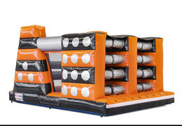 Commandez le parcours du combattant gonflable Mega Gate Dodger de 40 pièces pour les enfants. Achetez des parcours d'obstacles gonflables en ligne maintenant chez JB Gonflables France