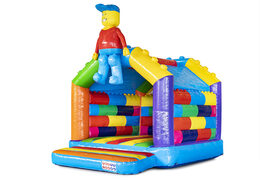 Achetez un château gonflable superblocs standard dans un design saisissant et une animation amusante sous la forme d'une poupée pour enfants. Châteaux gonflables à vendre en ligne chez JB Gonflables France