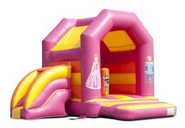 Château gonflable à toit multifun gonflable midi sur le thème de la princesse à vendre. Achetez des châteaux gonflables chez JB Gonflables France en ligne