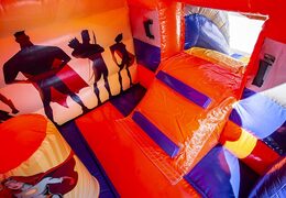 Château gonflable multifun super-héros gonflable avec toit à vendre pour un usage commercial. Achetez des châteaux gonflables en ligne chez JB Gonflables France