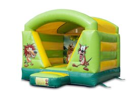 Petits châteaux gonflables sur le thème de la jungle avec toit pour enfants à vendre. Achetez des châteaux gonflables en ligne chez JB Gonflables France