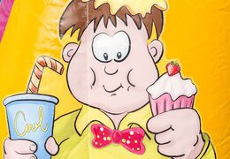 Petit château gonflable ouvert à vendre sur le thème de la fête. Achetez des châteaux gonflables chez JB Gonflables France en ligne