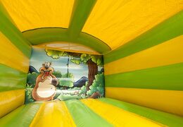 Mini-châteaux gonflables avec toit sur le thème de la jungle pour enfants à vendre. Achetez des châteaux gonflables en ligne chez JB Gonflables France
