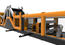 Parcours d'obstacles gonflable Giga Adventure Run de 48,5 m de long pour les enfants. Commandez des parcours d'obstacles gonflables maintenant en ligne chez JB Gonflables France