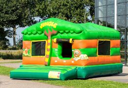 Grand playzone gonflable couvert sur le thème de la jungle pour les enfants. Commandez des playzone gonflables en ligne chez JB Gonflables France