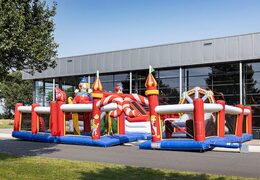 Commandez un parc gonflable coloré sur le thème du cirque pour les enfants. Achetez des aire de jeux gonflable en ligne chez JB Gonflables France