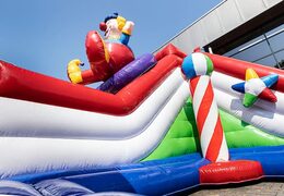 Commandez un parc gonflable coloré sur le thème du cirque pour les enfants. Achetez des structure gonflableen ligne chez JB Gonflables France