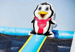 Aire de jeux gonflable sur le thème La Reine des Neiges avec toboggans et obstacles amusants avec imprimés pour les enfants. Achetez des structure gonflable en ligne chez JB Gonflables France