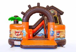 Achetez un super châteaux gonflables Funcity Pirate multifonctionnel avec un toboggan pour enfants. Commandez des château gonflable géant en ligne chez JB Gonflables France