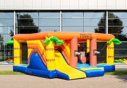 Achetez un château gonflable géant d'intérieur d'une hauteur limitée à 2,74 mètres et avec un toboggan pour les enfants. Commandez des château gonflable XXL en ligne chez JB Gonflables France