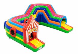 Achetez un grand playzone gonflable de cirque à tunnel de rampement pour les enfants. Commandez des playzone gonflables en ligne chez JB Gonflables France