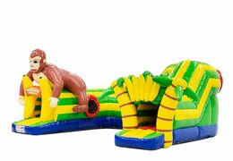 Achetez un playzone gonflable de tunnel de jeu sur le thème des gorilles pour les enfants. Commandez des playzone gonflables en ligne chez JB Gonflables France
