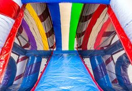 Achetez un château gonflable géant multijoueur d'intérieur Candyland avec un toboggan et des objets 3D pour les enfants. Commandez des super châteaux gonflables en ligne chez JB Gonflables France