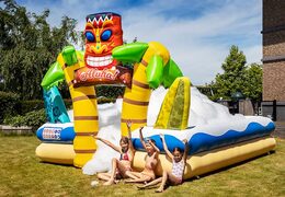 Commandez le thème Bubble Park à Hawaii pour les enfants. Acheter des châteaux gonflables en ligne chez JB Gonflables France