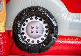 Commandez un château gonflable géant d'intérieur avec un toboggan sur le thème Lego pour les enfants. Achetez des château gonflable XXL en ligne chez JB Gonflables France