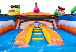 Commandez un château gonflable multijoueur gonflable d'intérieur sur le thème des flamants roses pour les enfants chez JB Gonflables France. Achetez des châteaux gonflables en ligne chez JB Gonflables France