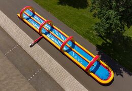 Commandez un toboggan gonflable à double tube de 20 mètres de long. Achetez des toboggans gonflables maintenant en ligne chez JB Gonflables France