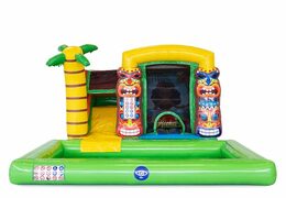 Commandez des mini château gonflable sur le thème d'Hawaï avec ou sans baignoire pour les enfants. Achetez des châteaux gonflables en ligne chez JB Gonflables France