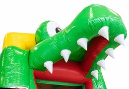 Commandez un château gonflable multijoueur gonflable sur le thème du crocodile avec ou sans baignoire pour enfants chez JB Gonflables France. Achetez des châteaux gonflables en ligne chez JB Gonflables France