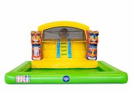 Achetez le château gonflable multifonctionnel Splashy Slide Hawaii chez JB Gonflables France. Commandez des châteaux gonflables en ligne chez JB Gonflables France