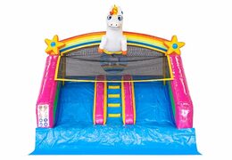 Achetez un château gonflable multijoueur gonflable d'intérieur sur le thème de la licorne pour les enfants chez JB Gonflables France. Commandez des châteaux gonflables en ligne chez JB Gonflables France
