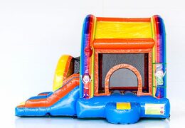 Château gonflable de fête extra amusant avec toboggan à vendre pour les enfants. Commandez des petit château gonflable avec toboggan en ligne chez JB Gonflables France