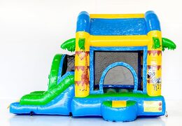 Achetez un mini château gonflable multijoueur sur le thème de la jungle avec toboggan pour les enfants. Commandez des mini multiplay en ligne chez JB Gonflables France