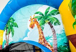 Commandez un mini château gonflable jumpy extra fun jungle multiplay avec toboggan pour enfants. Achetez des mini multiplay en ligne chez JB Gonflables France