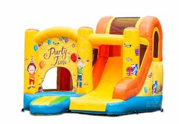 Achetez un petit château gonflable sur le thème de la fête avec toboggan pour enfants. Commandez des mini château gonflable en ligne chez JB Gonflables France