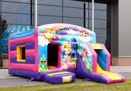 Achetez une château gonflable maxi multijoueur sur le thème de la princesse avec un toboggan pour enfants chez JB Gonflables France. Commandez des châteaux gonflables en ligne maintenant chez JB Gonflables France