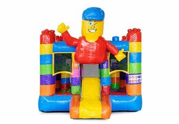 Mini château gonflable sur le thème des superblocs avec toboggan à acheter chez JB Inflatables. Achetez des petit château gonflable avec toboggan chez JB Gonflables France