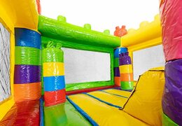 Achetez un mini château gonflable sur le thème des superblocs avec toboggan pour les enfants. Commandez des petit château gonflable avec toboggan en ligne chez JB Gonflables France