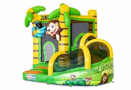 Commandez un mini château gonflable pour enfants avec toboggan jungle. Achetez des mini multiplay en ligne chez JB Gonflables France