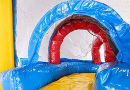 Achetez un mini château gonflable multijoueur sur le thème de la fête avec toboggan pour enfants. Commandez des petit château gonflable avec toboggan en ligne chez JB Gonflables France