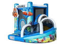 Commandez un mini château gonflable avec toboggan seaworld pour enfants. Achetez des petit château gonflable avec toboggan en ligne chez JB Gonflables France